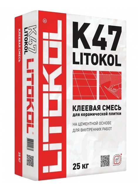 клей LITOKOL Клеевая смесь LITOKOL K47 (ЛИТКОЛ К 47), 25 кг 	
