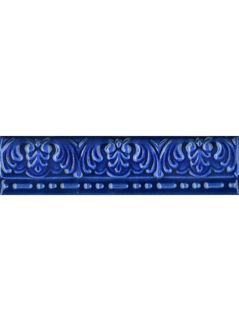 Moldura barroca azul anti
