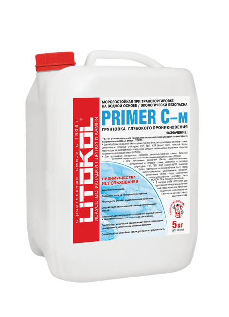 грунтовка LITOKOL Глубокого проникновения PRIMER  C-м 5 кг